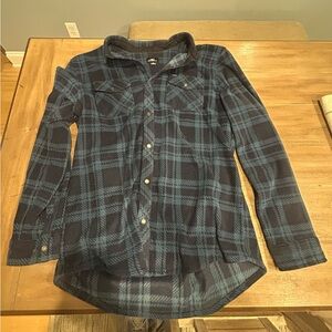 O'Neill Blue and Black Plaid Shirt